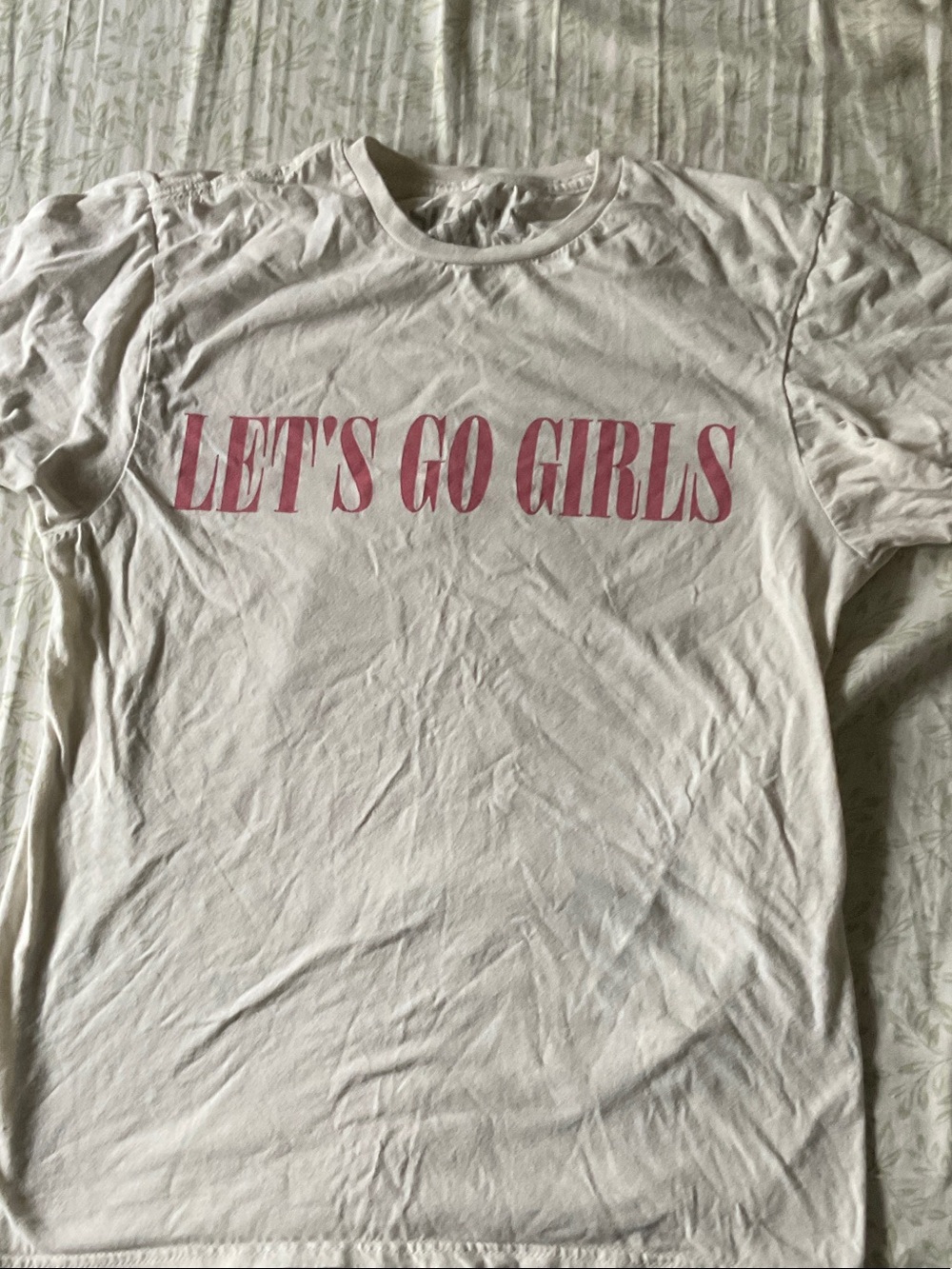 SHANIA TWAIN "LET'S GO GIRLS" Cream T shirt from her concert